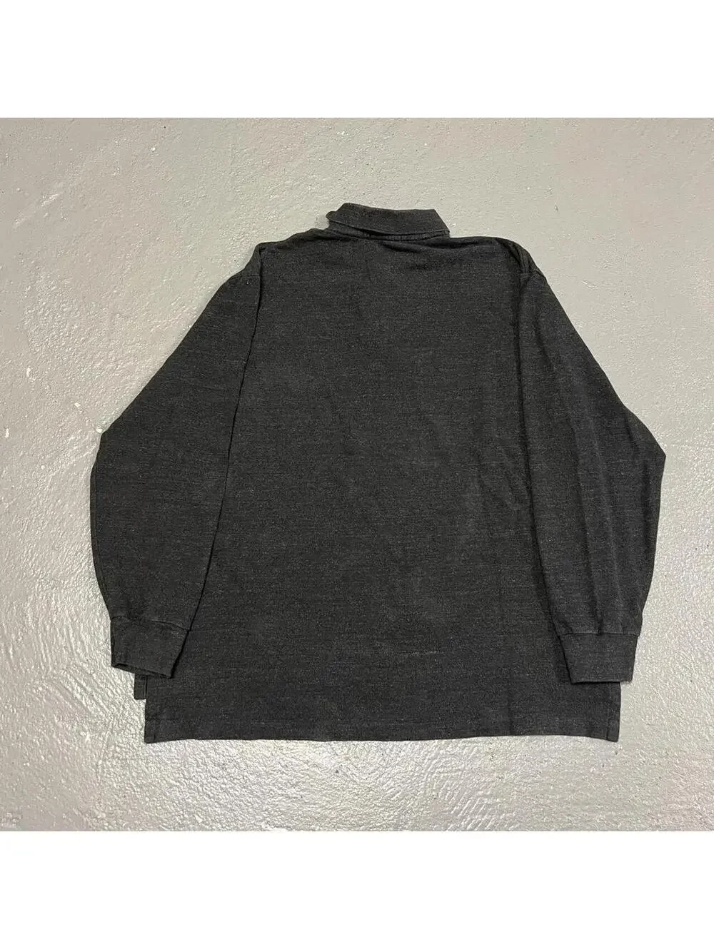 Polo Ralph Lauren Dark Gray Long Sleeve Polo Shirt